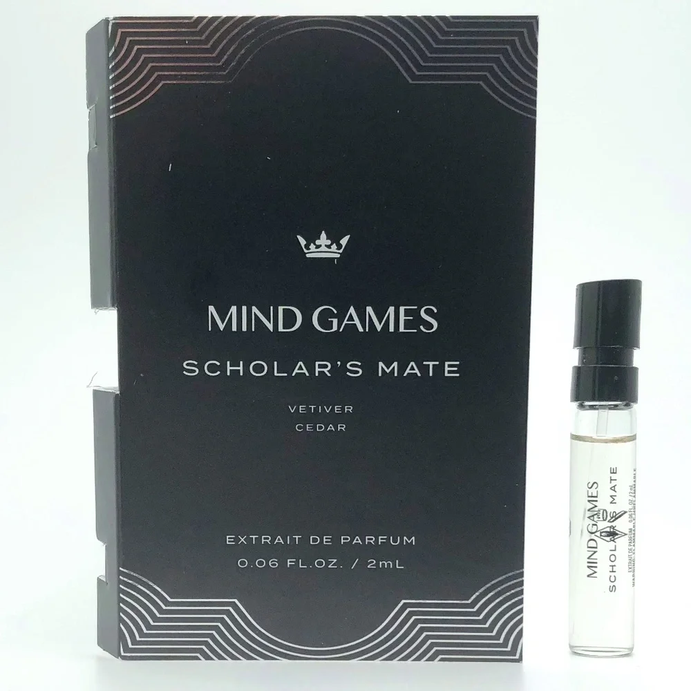 Mind Games Scholarโs Mate Extrait Travel Mini Size Men Unisex New on Card - Picture 1 of 1